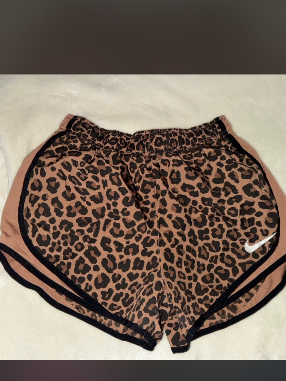 ISO!!! Nike Leopard Print Athletic Shorts - Brown/Black